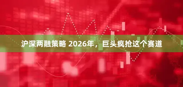 沪深两融策略 2026年，巨头疯抢这个赛道